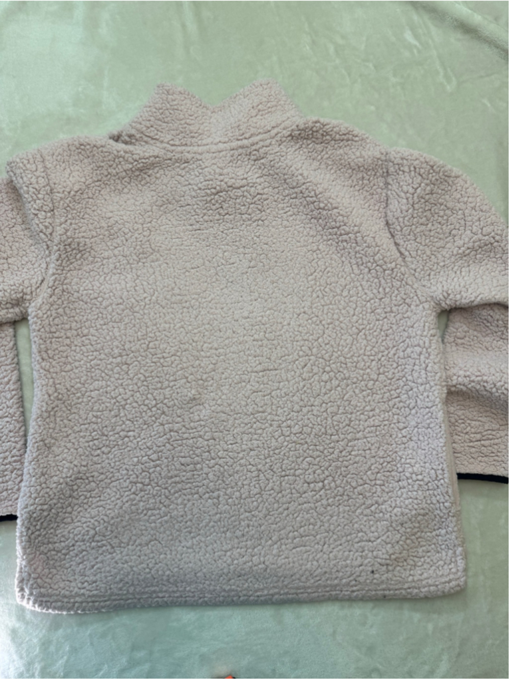 Women's Victoria's Secret PINK Sherpa Quarter-Zip Sweatshirt Pink Size M - Picture 6 of 7